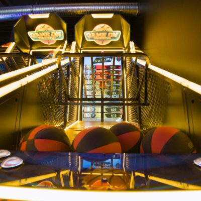 Jeu d'arcade de basketball lumineux intérieur